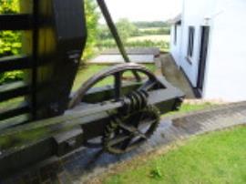 Ladder wheel and fantail gearing final stage, Hogg Hill Mill, Icklesham