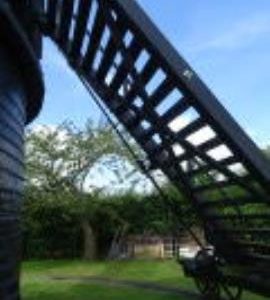 Ladder and fantail gearing second stage, Hogg Hill Mill, Icklesham