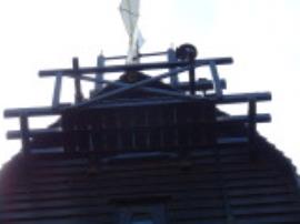 Fantail and fan gearing stage(1), Hogg Hill Mill, Icklesham