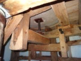 Head bridge tree, brayer and hangers, Hogg Hill Mill, Icklesham