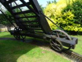 Ladder wheels and fantail gearing final stage, Hogg Hill Mill, Icklesham
