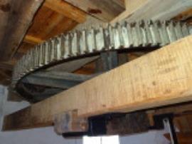 Great spur wheel, Melin Llynon, Llanddeusant