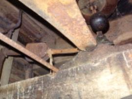 Governor(2) and steelyard, New Mill, Cross in Hand