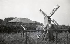 "Model Windmill at Cross in Hand Windmill, Sussex"