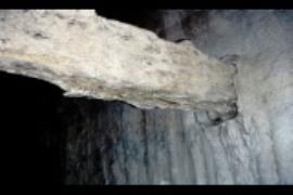 St Cuthberts Mill, Wells, Somerset, water wheel pit beam