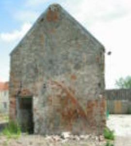 Dulcote West Mill, Somerset, drying house from gable end