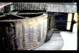 Bleadney Old Mill, wheel and penstock