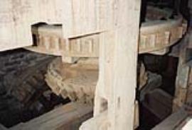 White Mill, Sturminster Marshall, Dorset, Grade II, National Trust estate, wallower and spur drives