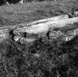 "Frittenden, Kent, collapsed post - trestle details"