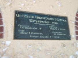 Crumpwood Pumping Station, Prestwood - plaque on wall of pumping station