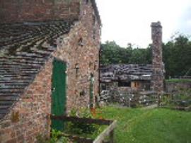 Cheddleton Flint Mill, Cheddleton - part of exterior