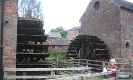 Cheddleton Flint Mill, Cheddleton - the waterwheels