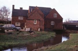 Clifton Mill, Clifton Campville - mill seen along headrace
