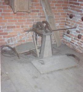 Watermill, Coley Farm, Gnosall - control gear of waterwheel sluicegate