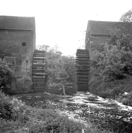 Cheddleton Flint Mill, Cheddleton - the waterwheels