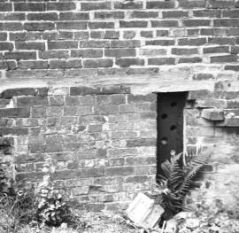 Cheddleton Flint Mill, Cheddleton - the bung holes (in settling tank)