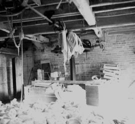 Watermill, Coley Farm, Gnosall - general view of stone floor
