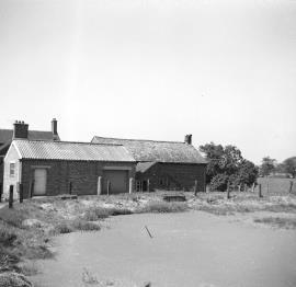 Gayton Mill, Gayton, Staffordshire - looking west from millpond to mill