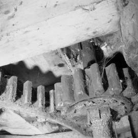 Coton Mill, Milwich - stone nut and part of great spur wheel