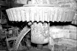 Farewell Mill, Farewell - pit wheel and wallower