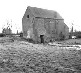 Harlaston Mill, Harlaston - tail side, waterwheel end