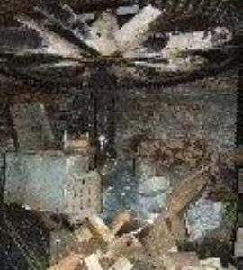 Splashy Mill, Moddershall - shaft of grinding pan