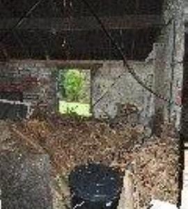 Splashy Mill, Moddershall - washtub rather obscured by firewood