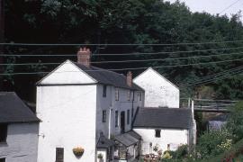 Oulton Mill, Oulton - downstream side of mill, from the road