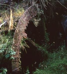 Splashy Mill, Moddershall - the waterwheel