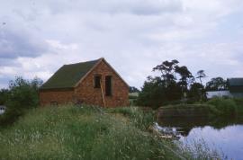 Watermill, Abbots Bromley - the mill pond and the back of the mill