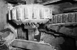 Stramshall Mill, Stramshall - a stone nut and part of great spur wheel