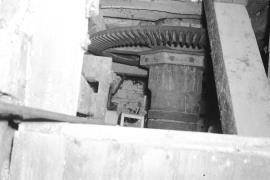 Stramshall Mill, Stramshall - base of upright shaft with "wallower"