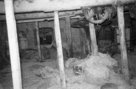 Knypersley Mill, Brown Edge - general view of the stone floor