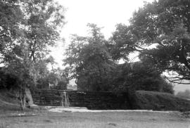 Knypersley Mill, Brown Edge - the weir