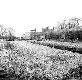 Shenstone Mill, Shenstone - seen along headrace