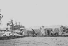 Longnor Mill, Heathylee - mill seen from east