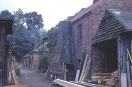 Kinver Forge, Kinver - Looking along front of forge, tailside