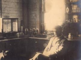 William McCorquodale as Head Miller at Northern Rollermills, in the Laboratory