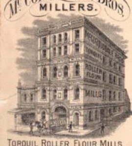 Sketch of Torquil Roller Flour Mills, Sussex Street, Sydney