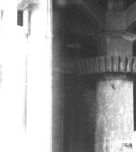 Trysull Mill, Trysull - wallower and great spur wheel