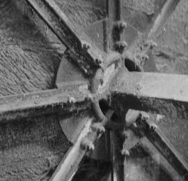 Weston Jones Mill, Weston Jones - one of the hubs of the waterwheel