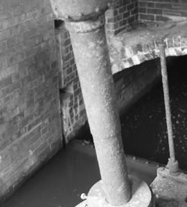 New Mill, Fazeley - top of turbine