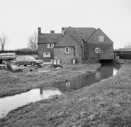 Clifton Mill, Clifton Campville - head end seen along head race