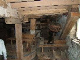 Stramshall Mill, Stramshall - on the stone floor