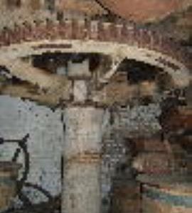 Stramshall Mill, Stramshall - upright shaft, great spur wheel