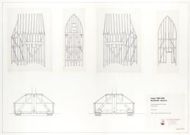 "Timber framing of mill body and trestle"