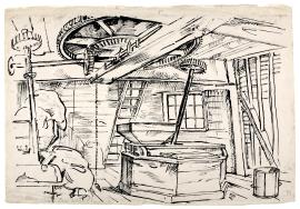 The stone floor, Union Mill, Cranbrook