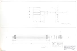 "Arrangement waterwheel shaft and gudgeons"