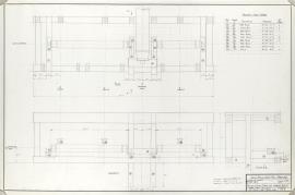 "Outline of husk frame and gearing shafts"