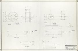 "Detail of wallower and trundle wheels"
